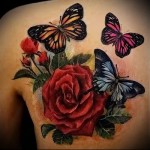 Butterfly tattoo - fotografii de tatuaje cu fluturi