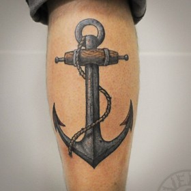 Tattoo anchoring este sensul unui simbol pentru fete și băieți
