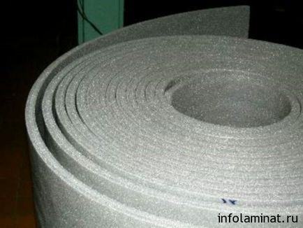 Grosimea substratului sub laminat este de 2, 3, 4, 5, 7, 10 mm