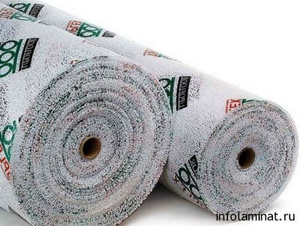 Grosimea substratului sub laminat este de 2, 3, 4, 5, 7, 10 mm