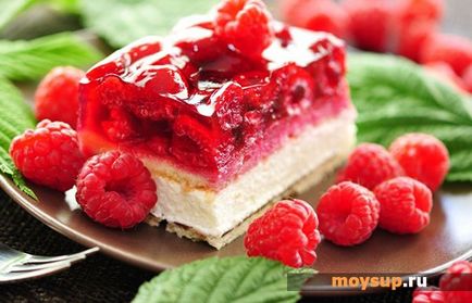 Torta túró puding és gyümölcs -, hogyan kell főzni, a recept lépésről lépésre