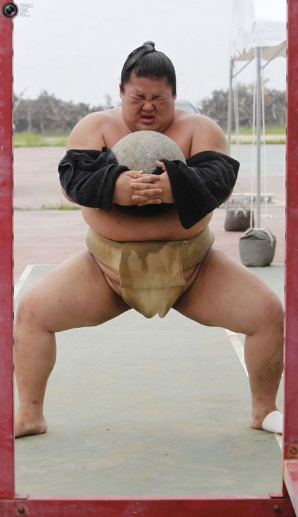 Тренування борців сумо - просто цікаво