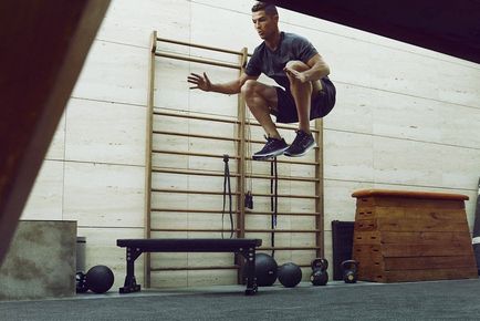 Antrenament de la Cristiano Ronaldo