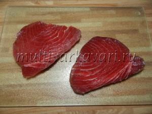 Tuna steak multivarka recept (tonhal) Multivarka tonhal steak recept