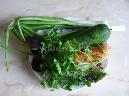 Ékszerek készült zöldség kezeddel fotókkal