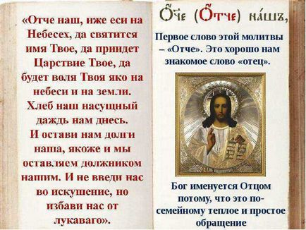 O lecție pe tema rugăciunii ortodoxe