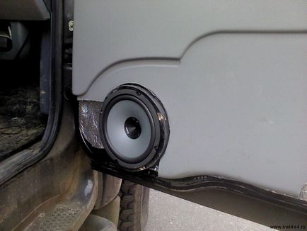 Telepítése 16-es komponens hangszóró hertz dsk 165 UAZ Patriot - kilowatt - a klub (akusztikus) Telepítése 16-es komponens hangszóró hertz dsk 165 UAZ Patriot - kilowatt - csapat