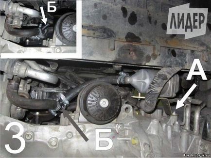Instalarea încălzirii motorului la nord la Ford Mondeo
