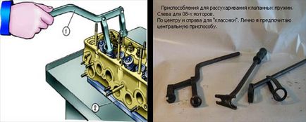 ВАЗ-2106 - отстраняване на капачки за контрол масло клапан