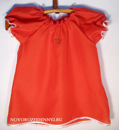 Model de rochie pentru copii pentru 7 dimensiuni (gratuit) și descriere cu fotografie prin coasere