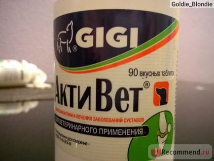 Вітаміни gigi акти вет - «допоміг собаці встати на лапи», відгуки покупців