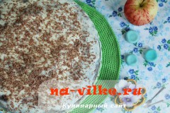 Finom házi madár-cseresznye torta tejföllel - egy recept fotó (madár cseresznye) Finom házi madár-cseresznye torta tejföllel - egy recept egy fotó
