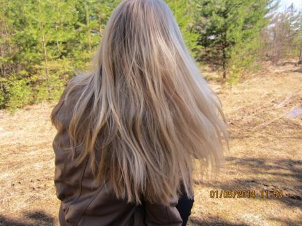 Părul deasupra umerilor - părul de pe scapula - până la talie