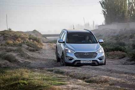 Hyundai Grand Santa Fe revizuire a noului crossover cu șapte locuri