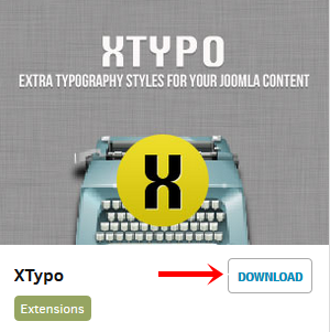 Xtypo - design atrăgător de materiale pe joomla motorului