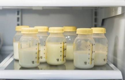 Congelarea laptelui poate fi stocată în lapte astfel încât să se înghețe și să se dezghețe