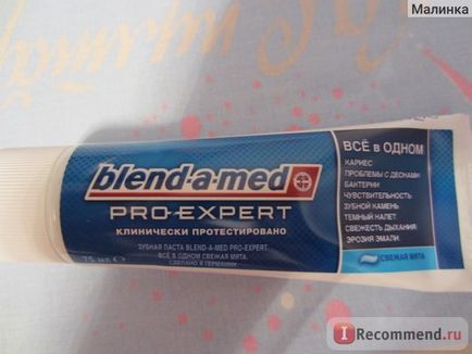 Зубна паста blend-a-med pro expert - все в одному - свіжа м'ята - «свіжа м'ята і ніжна м'ята! їх