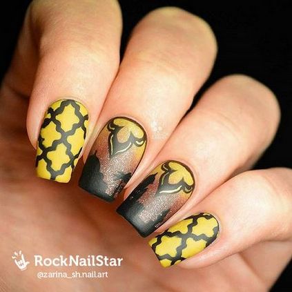7 Цікавих ідей використання трафаретів для нігтів rocknailstar