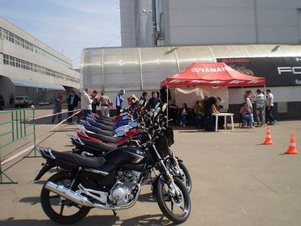 Academia de motociclete de conducere în condiții de siguranță yamaha, Yamaha motor centru Izmailovo