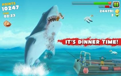 Arcade rechin flămânzi evoluție pe o mulțime de bani Android