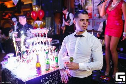 Art bar, бармен шоу на свято, замовити на весілля, корпоратив в Ростові, ціна