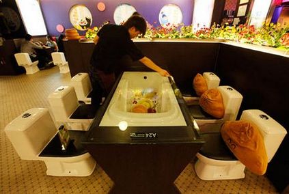 Азіатські ресторани «сучасний туалет»