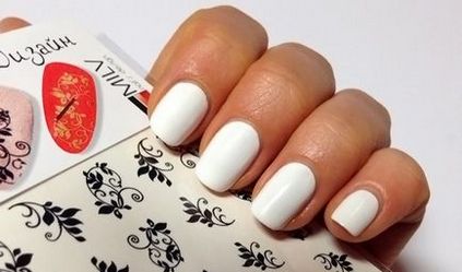 Білий манікюр на нігтях - символ чистоти і елегантності, фото - манікюр в домашніх умовах