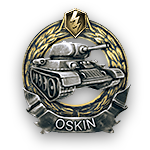 Katonai díjat érem Oskina