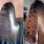 Fotografie braziliană de îndreptare a părului de cheratină