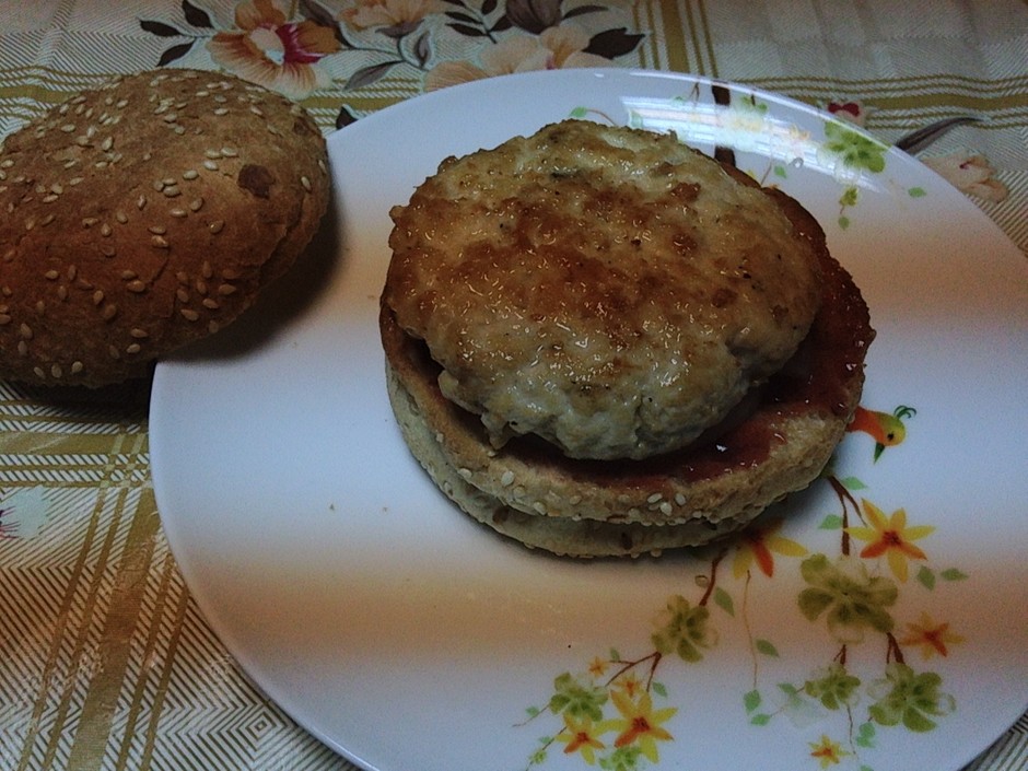 Sajtburgert otthon csirke recept fotók