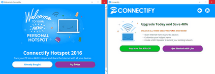 Connectify download konektifi - distribuție de wi-fi de la laptop