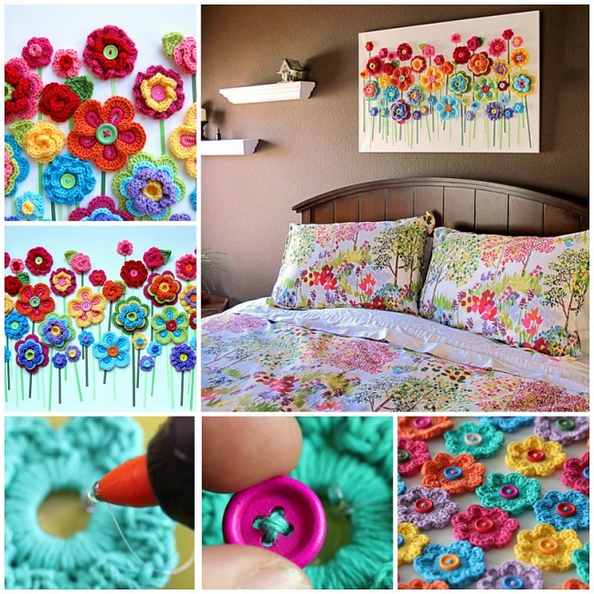 Flori tricotate