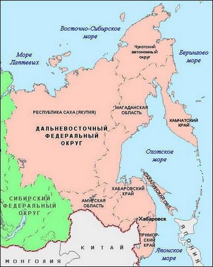 Districtul din Extremul Orient, tratament sanatoriu și spa, turism și odihnă în Rusia