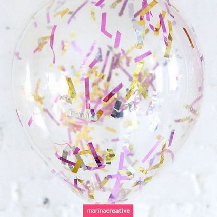 Idee decorativă pentru baloane, decor - creativ