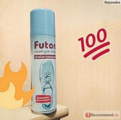 Futon dezodor antibakteriális cipő spray - „ne spray-csodákat