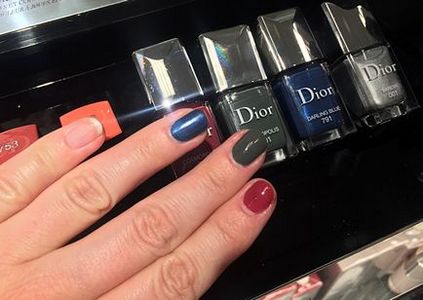 Dior darling blue 791 nail polish - blondyсandy wellness