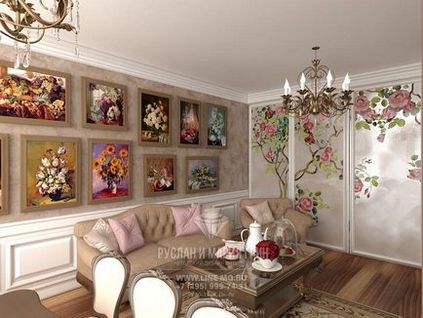 A design a nappaliban 2015 32 fotók, modern ötleteket, tervezési projektek és ötletek Ruslan belső stúdióban