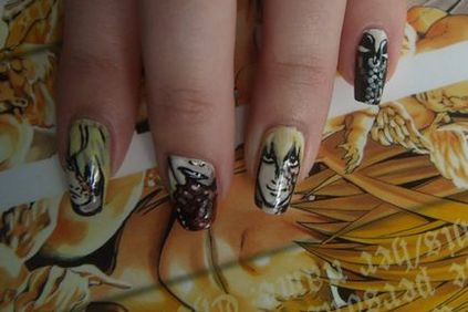 köröm design rajzfilmek (színes köröm) Nail Design Rajzfilmek