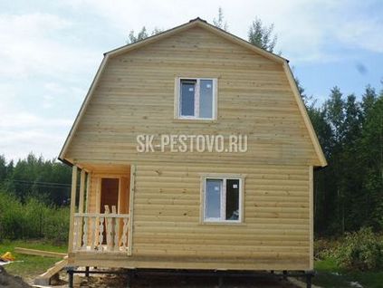 Case din grinzi profilate din proiectele sk.pestovo, constructie la cheie si contractie, preturi de la