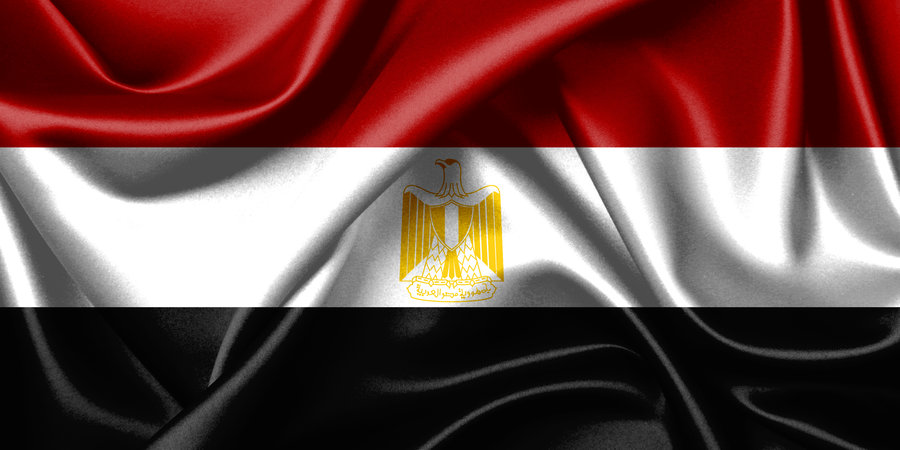 Steagul și emblema de fotografii din Egipt, istorie, descriere