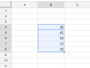Formule în tabelele Google