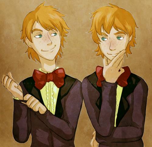 Fred și george Weasley ca tricksters