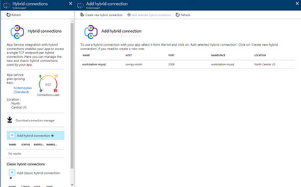 Гібридні підключення до служби додатків azure, microsoft docs