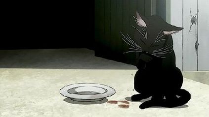 Animatie Gif Cat plictiseste pisicuta