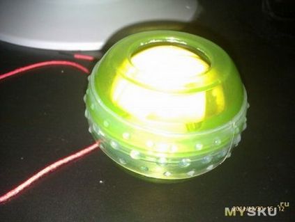 Гіроскопічний тренажер led power gyro ball