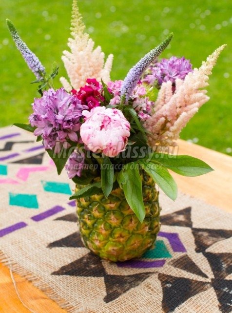 Ikebana de vară din materiale naturale cum să faci, fotografii și cursuri video maestru