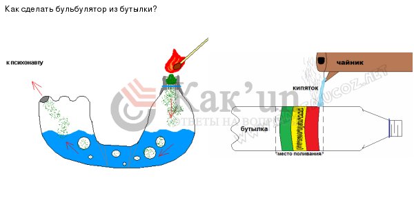 Як з пляшки зробити бульбулятор