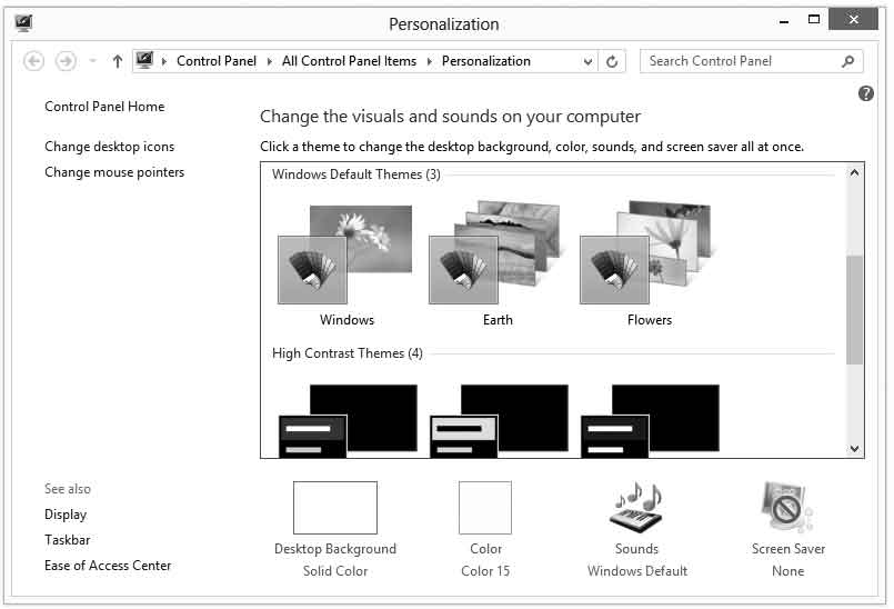 Як змінити оформлення робочого столу електронна енциклопедія windows