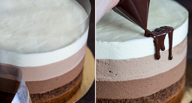 Főzni a csokoládé mousse torta három recept lépésről lépésre képekkel