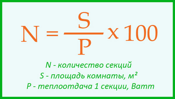 Cum se calculează radiatoarele pentru zona unui apartament